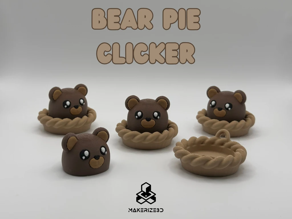 Sevimli Ayı Clicky Anahtarlık