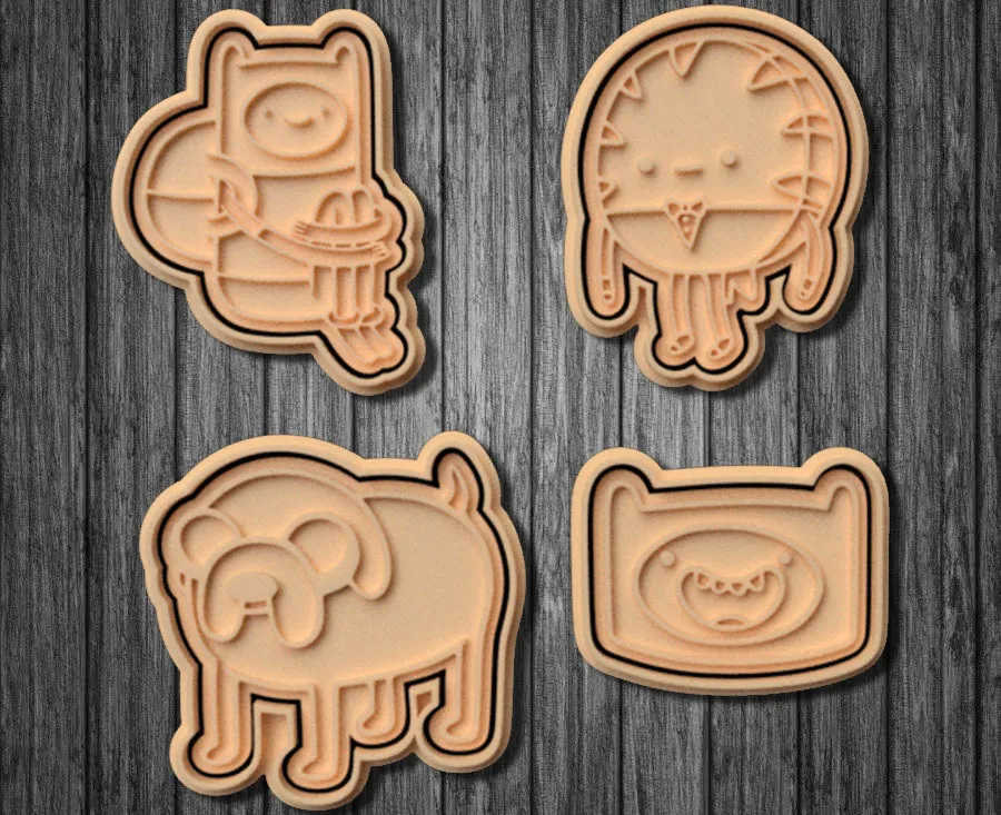 Adventure Time Kurabiye Kalıpları