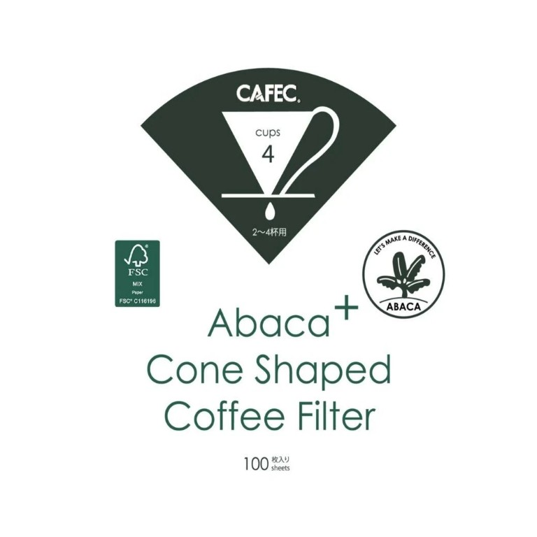 Cafec Abaca PLUS Filtre Kağıdı-CUP4