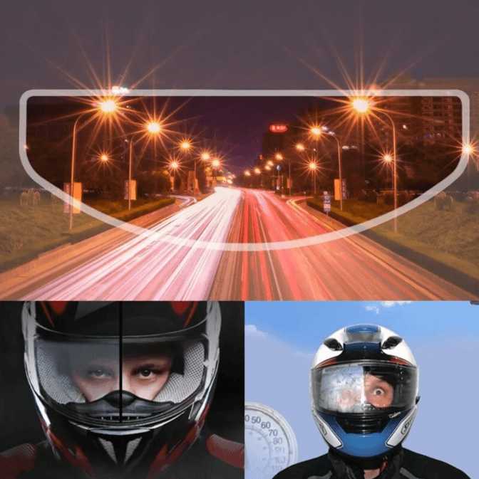 Kask Buğu Vizör Buhar Önleyici Şeffaf Pinlock Film-antifog Şeffaf Film