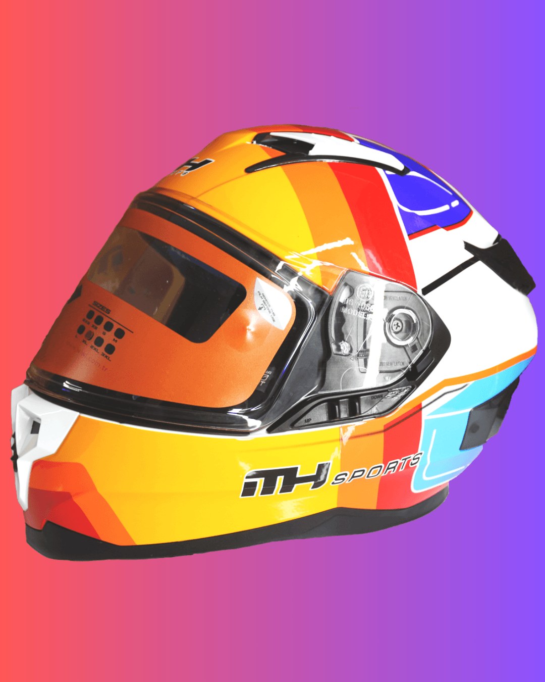 CHALLANGER ÜST SEGMENT PROFESYONEL FULLFACE KAPALI MOTOSİKLET KASKI GÜNEŞ GÖZLÜKLÜ MH HELMETS