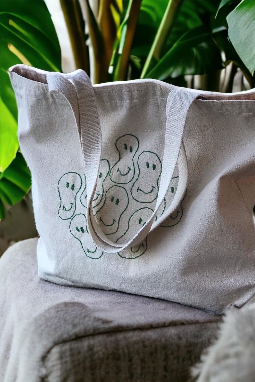 Smile Large Tote Bag