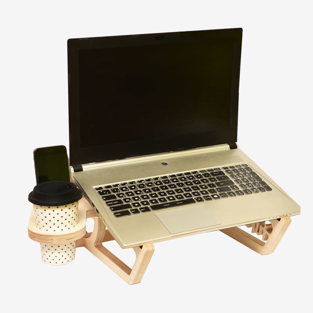 Wocoo Ahşap Laptop Standı