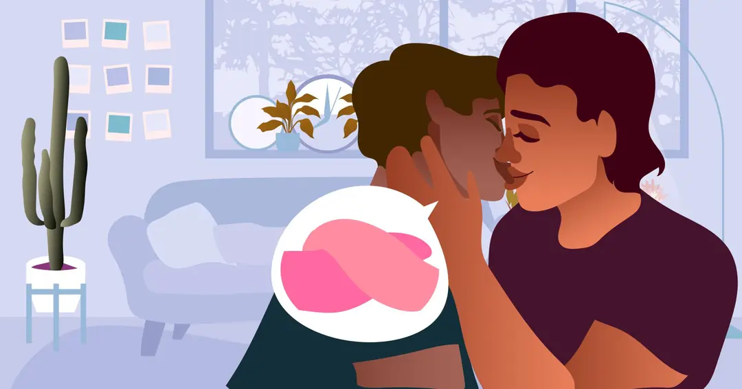 Dillerin düğümlenmesi (The Tangle): Fransız öpücüğü sırasında dillerin birbirine dolanmasını ve yoğun teması simgeleyen görsel anlatım.