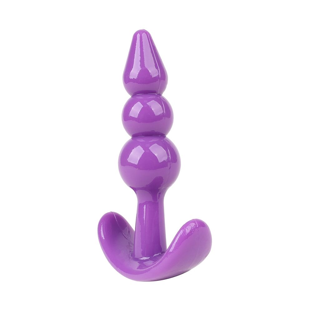 Anal Genişletici Boğumlu Yumuşak Esnek Jel Dokuda Anal Tıkaç Plug