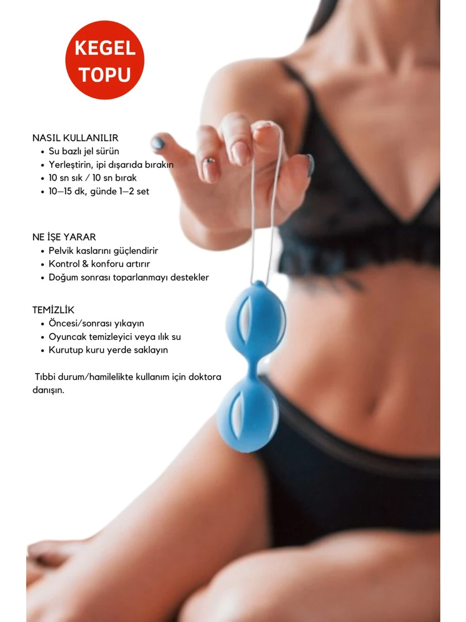 Kegel Topu – Ağırlıklı Pelvik Taban Egzersizi Topu