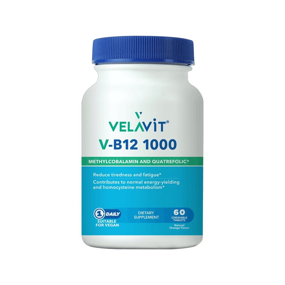 Velavit V-B12 1000 Takviye edici Gıda 60 Tablet