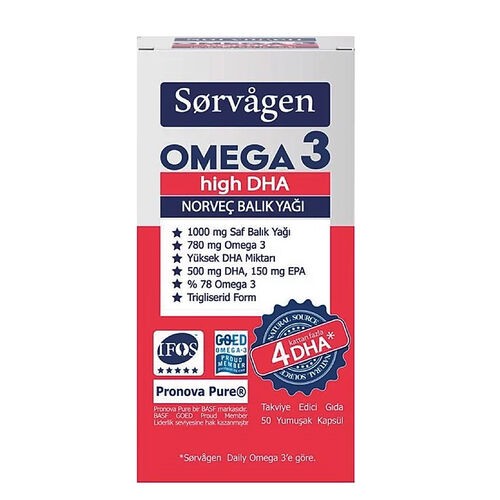 SORVAGEN OMEGA3 HIGH DHA