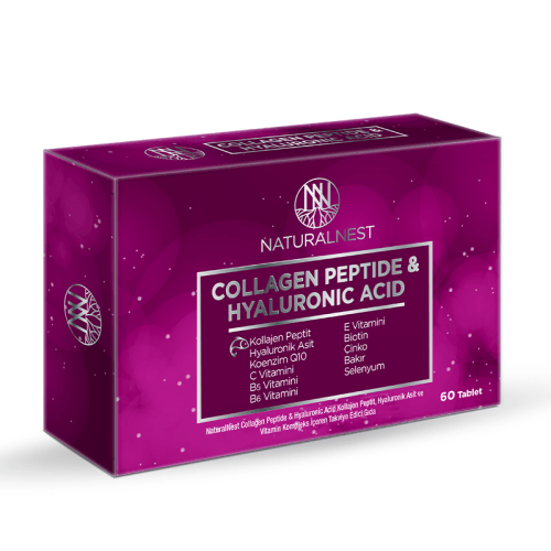 NATURALNEST HYALURONIC ACID ve COLLAGEN 500 MG 60 TABLET