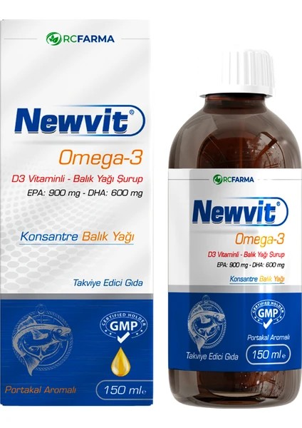 NEWVIT OMEGA-3 SURUP 150 ML