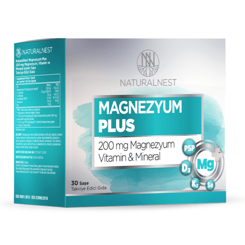 NATURALNEST MAGNEZYUM PLUS 30 SAŞE