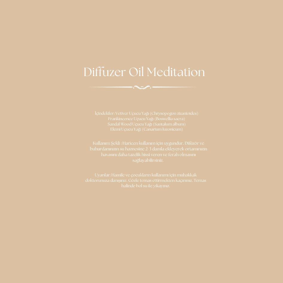 Difüzer Oil - Meditation