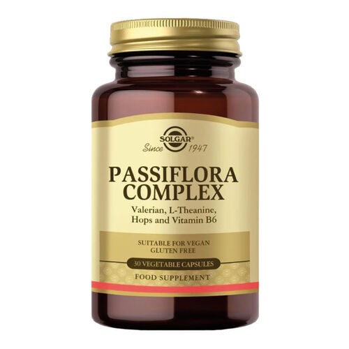 SOLGAR PASSIFLORA COMPLEX 30 V-KAPSÜL