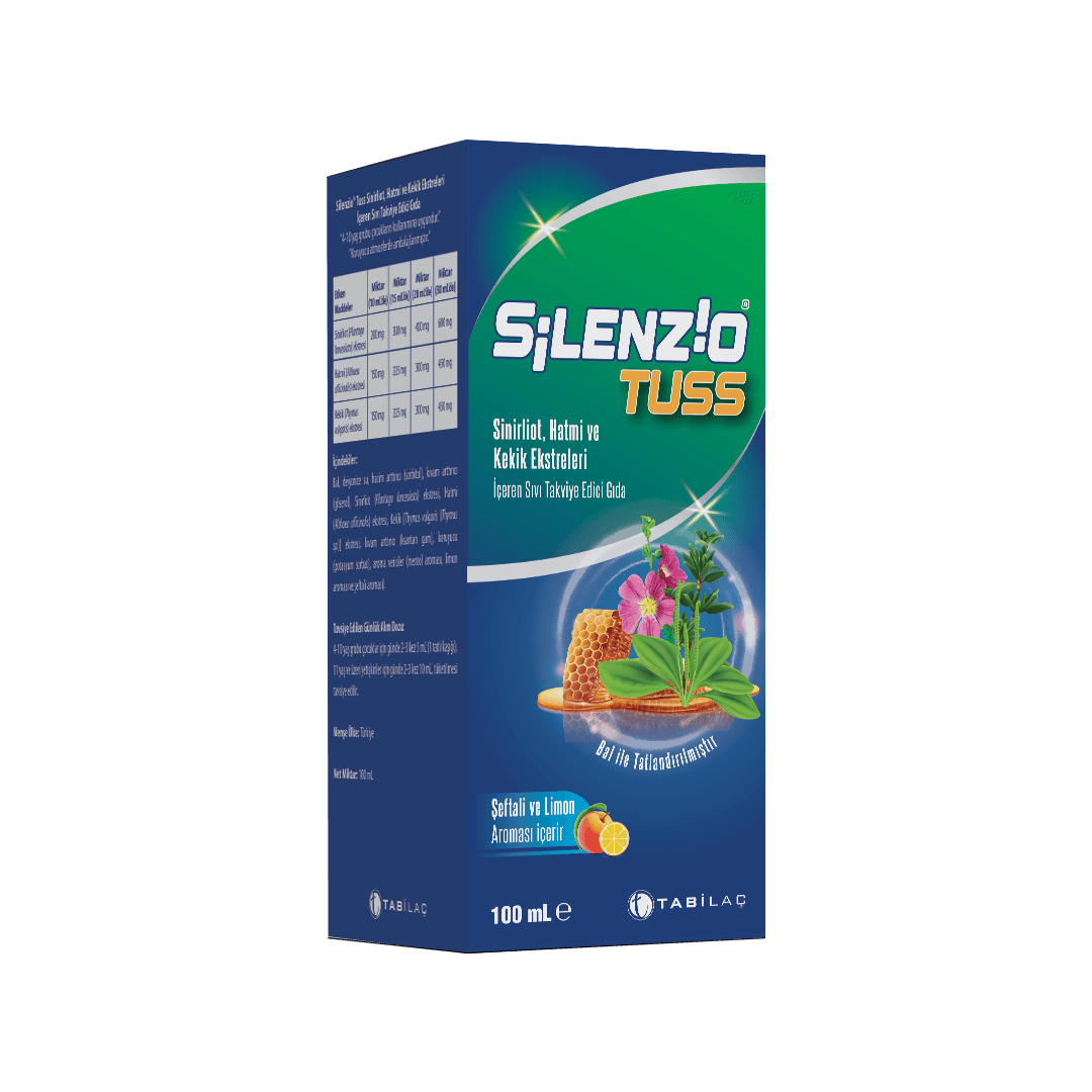 Silenzio Tuss Öksürük Şurubu 100 mL