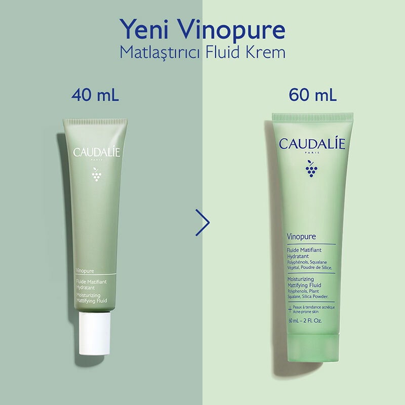 Caudalie Vinopure Matlaştırıcı Fluid Krem 60 ml