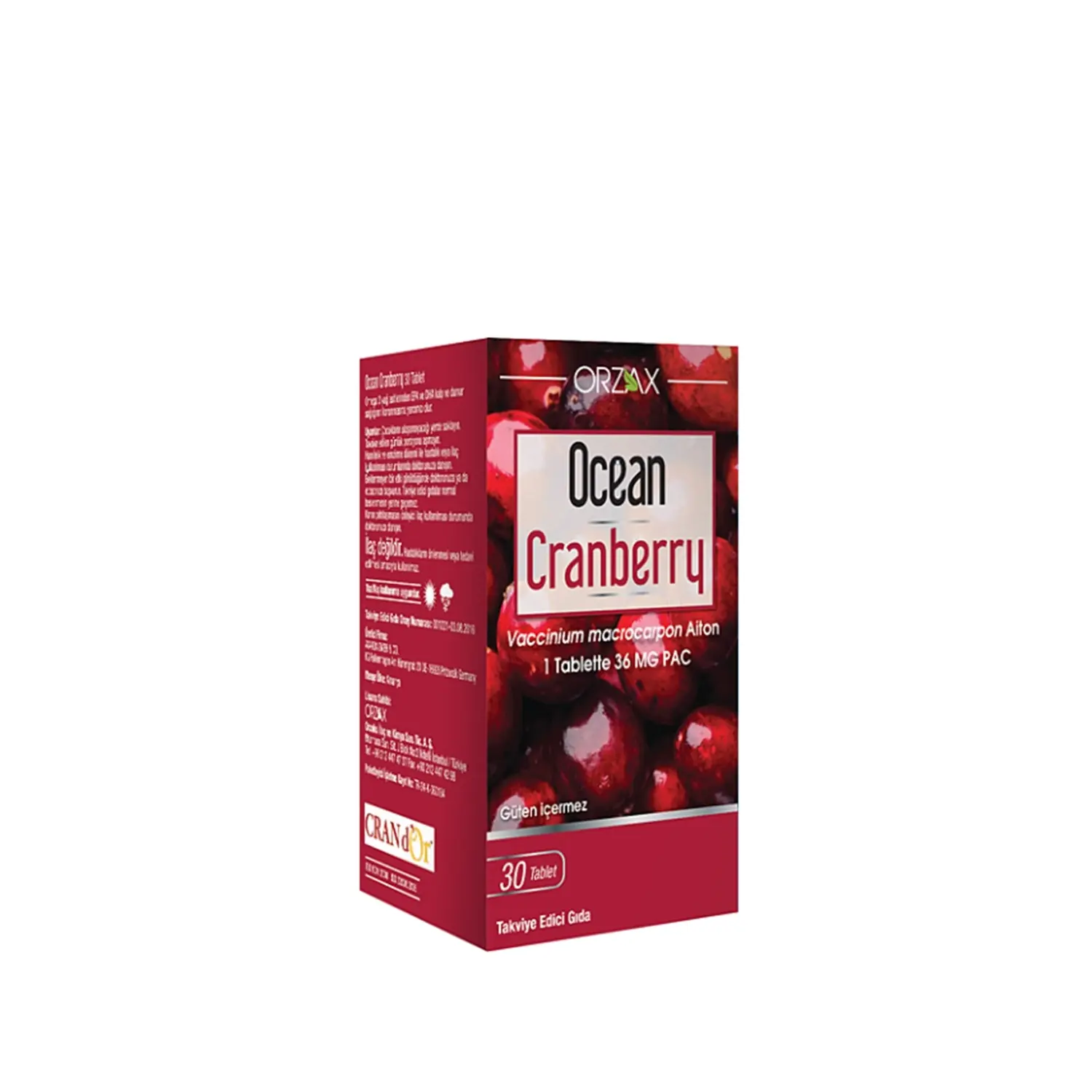 Ocean Cranberry Turna Yemaişi Ekstresi 36 mg Pac 30 Kapsül