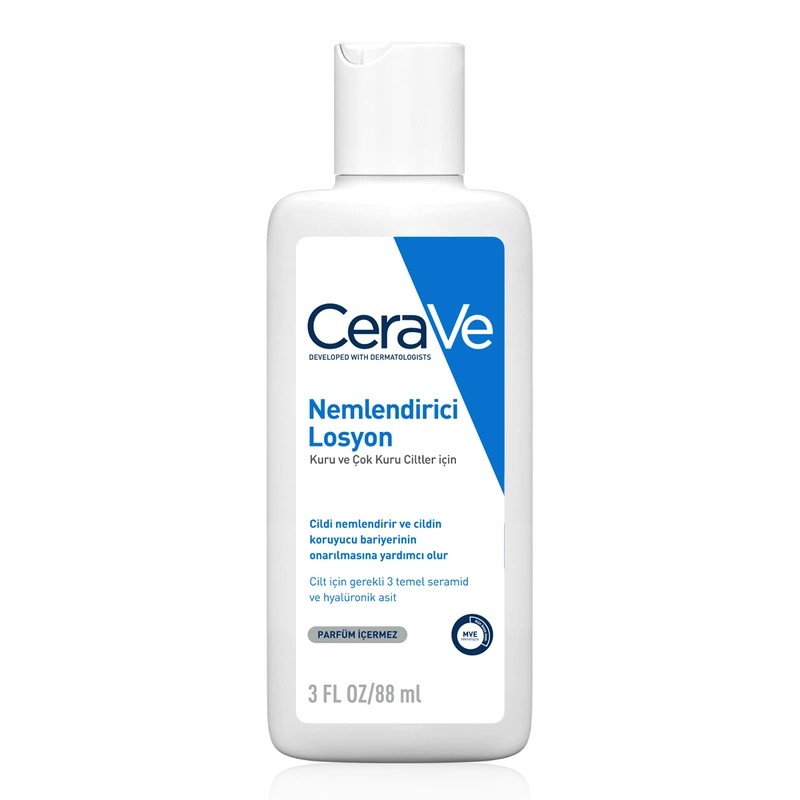 Cerave Nemlendirici Losyon Kuru ve Çok Kuru Ciltler 88 ml