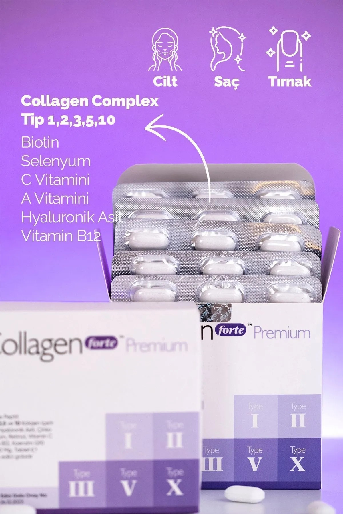 Collagen Forte Premium 1500 mg 90 Tablet