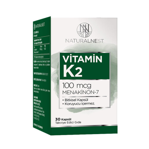 NATURALNEST VİTAMİN K2 30 KAPSÜL