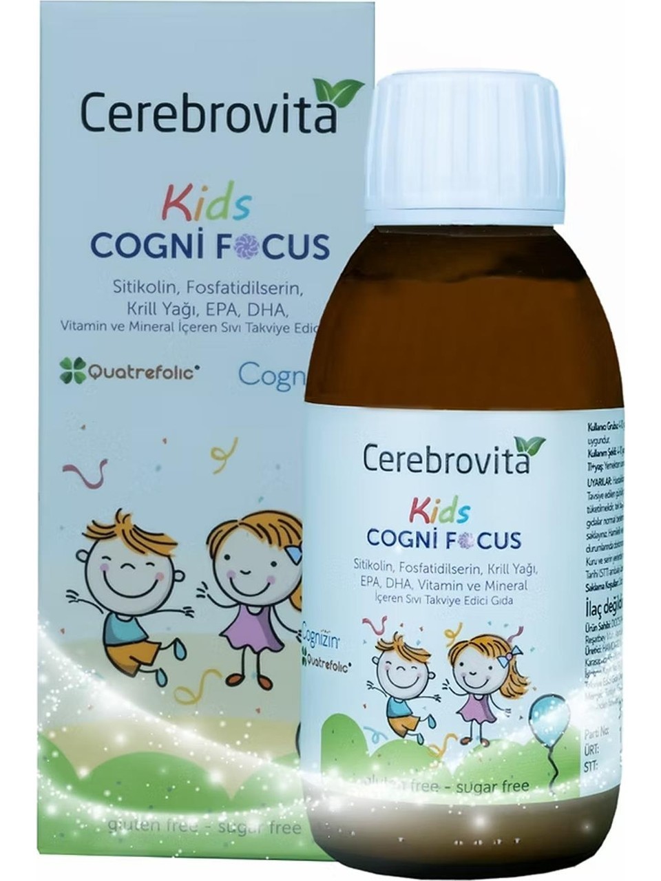 Cerebrovita Kids Cogni Focus Şurup 150 ml