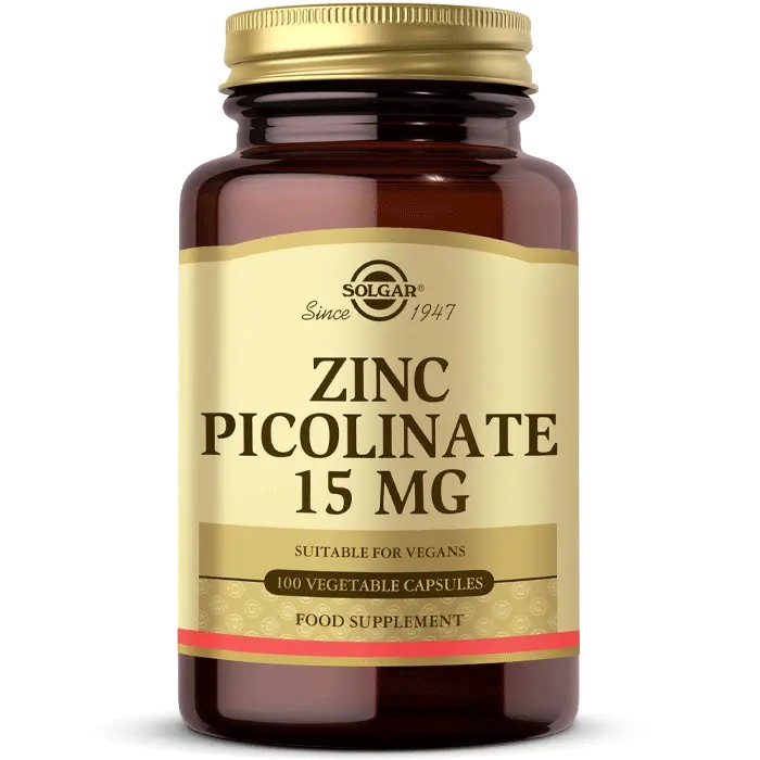 SOLGAR ZINC PICOLINATE 15 MG 100 KAPSUL