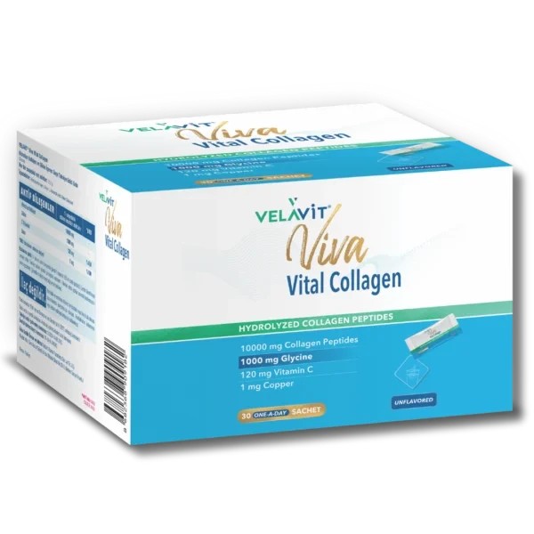Velavit Viva Vital Collagen Toz Takviye Edici Gıda 30 Saşe