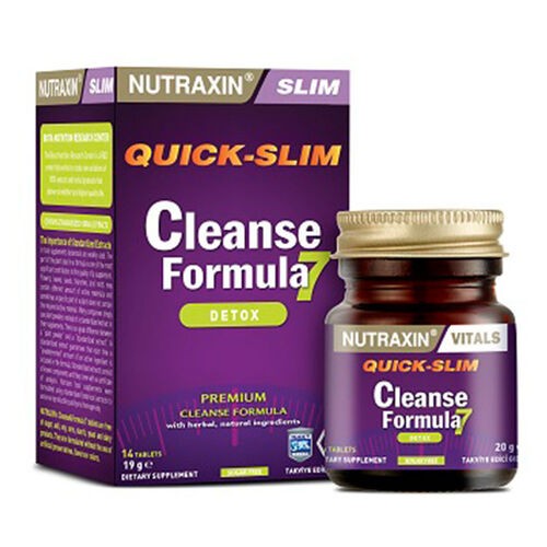 NUTRAXIN CLEANSE FORMULA 7 14 TABLET QS