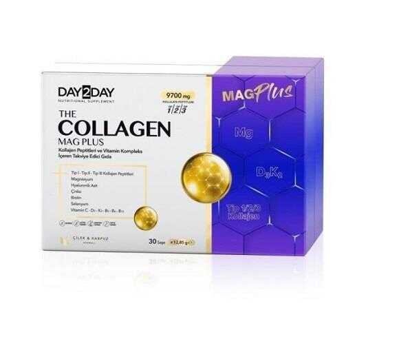 Day2Day Collagen Mag Plus Çilek Karpuz Aromalı 30 Saşe