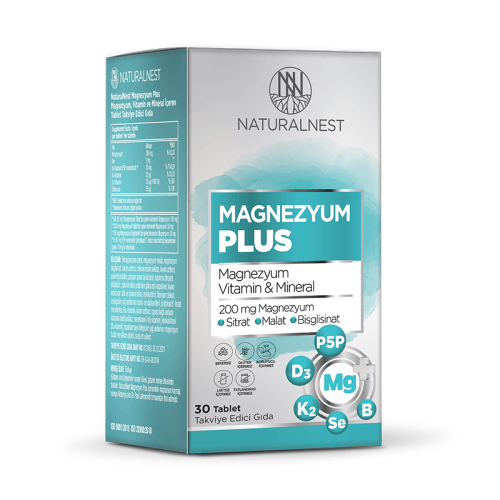 NATURALNEST MAGNEZYUM PLUS 30 TABLET
