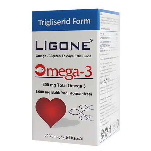 LIGONE OMEGA-3 60 SOFTGEL