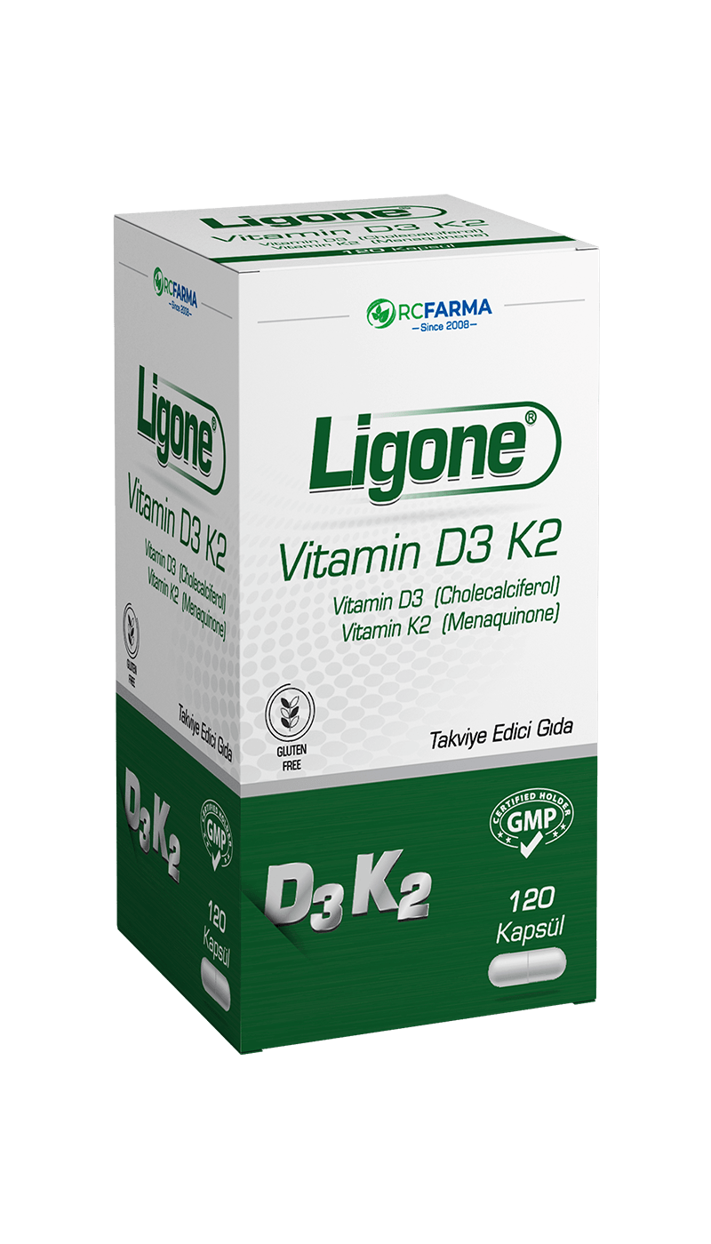 LİGONE VİTAMİN D3K2 120 KAPSÜL