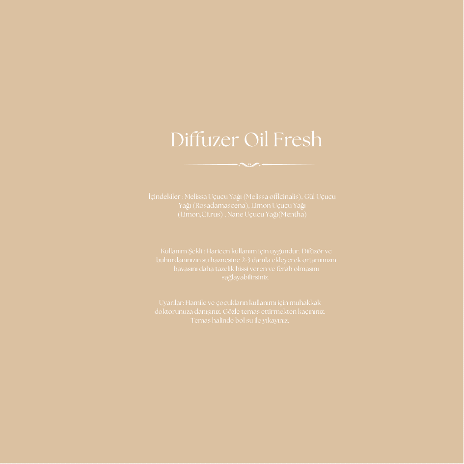 Difüzer Oil- Fresh