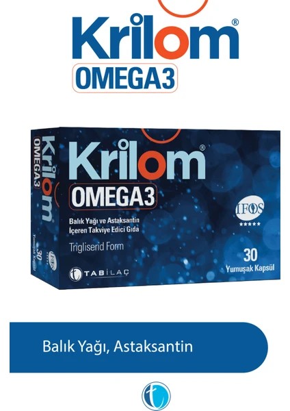 Krilom Omega 3, 30 Kapsül