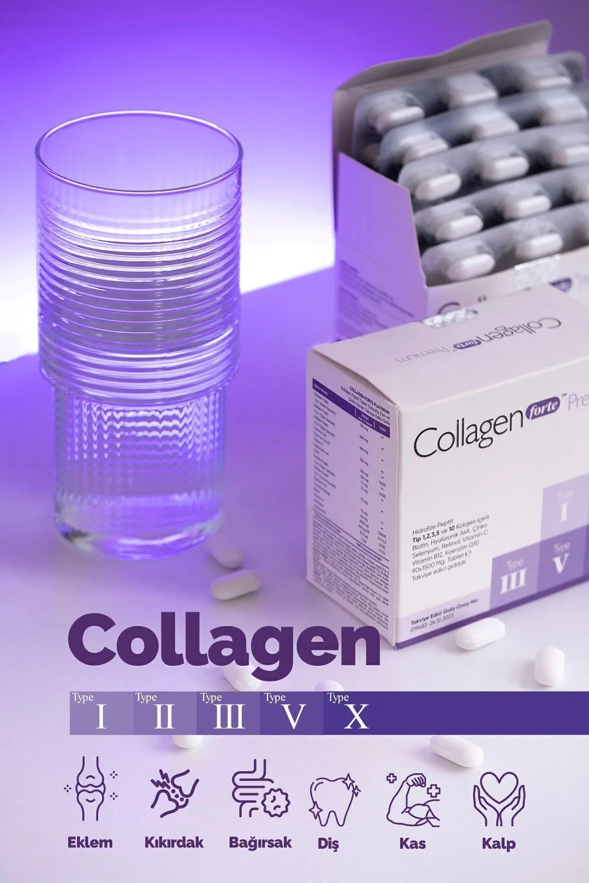 Collagen Forte Premium 1500 mg 90 Tablet