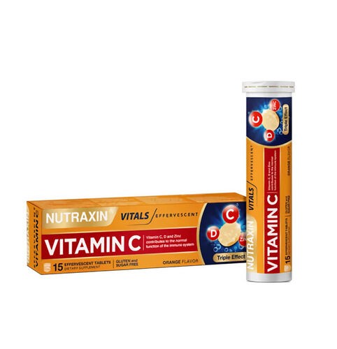 NUTRAXIN EFERVESAN C VİTAMİN 15 TABLET