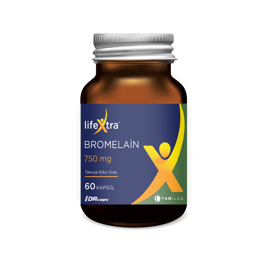 Lifextra Bromelain, 60 Kapsül