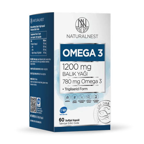 NATURALNEST OMEGA 3 BALIK YAĞI 60 KAPSÜL
