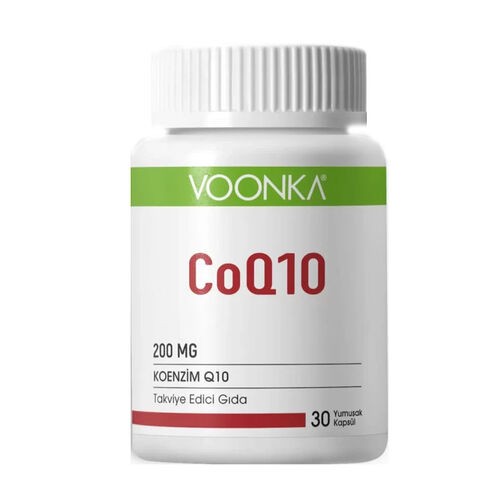  Voonka CoQ10 200mg 30 Yumuşak Kapsül