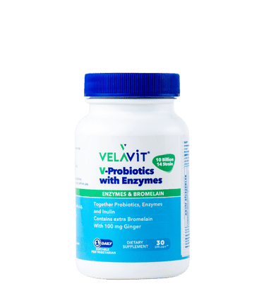 VELAVIT V-PROBIOTICS WITH ENZYMES 30 KAPSÜL