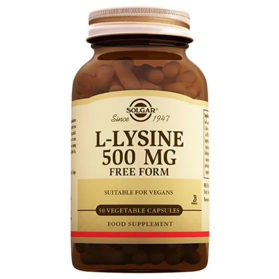 SOLGAR L-LYSINE 500MG 50 V KAPSÜL
