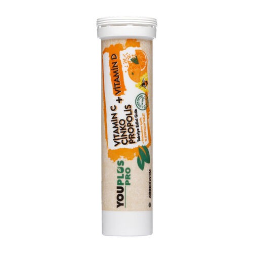 YOUPLUS PRO VIT C&D+CINKO+PRPLS 15 EFFERVESAN