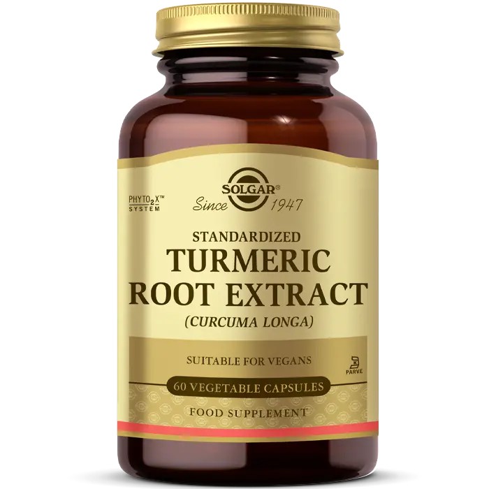 SOLGAR TURMERIC EXTRACT 60 V-KAPSÜL