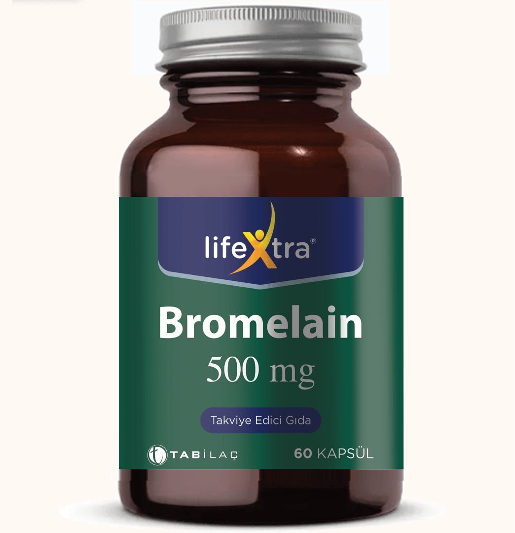 Lifextra Bromelain 500 Mg, 60 Kapsül