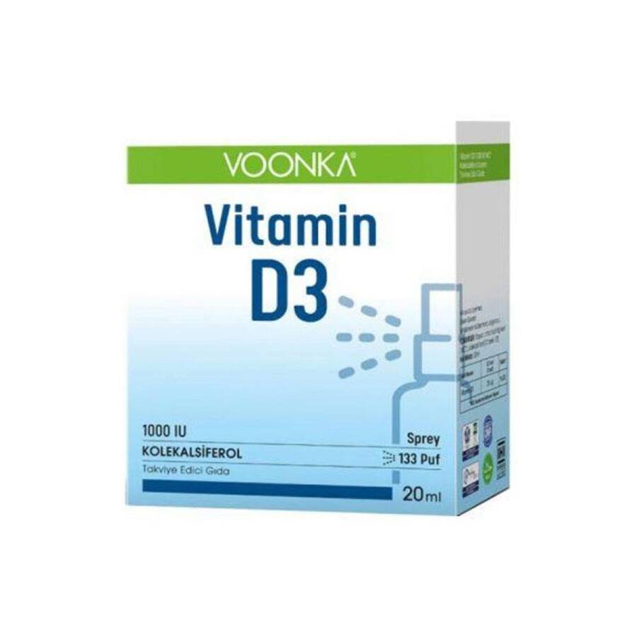 VOONKA VITAMIN D3 1000 IU MCT SPREY 20 ML