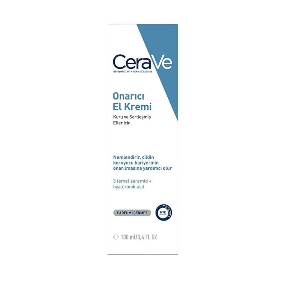 Cerave El Kremi Kuru ve Sertleşmiş Eller İçin Onarıcı 100 ml