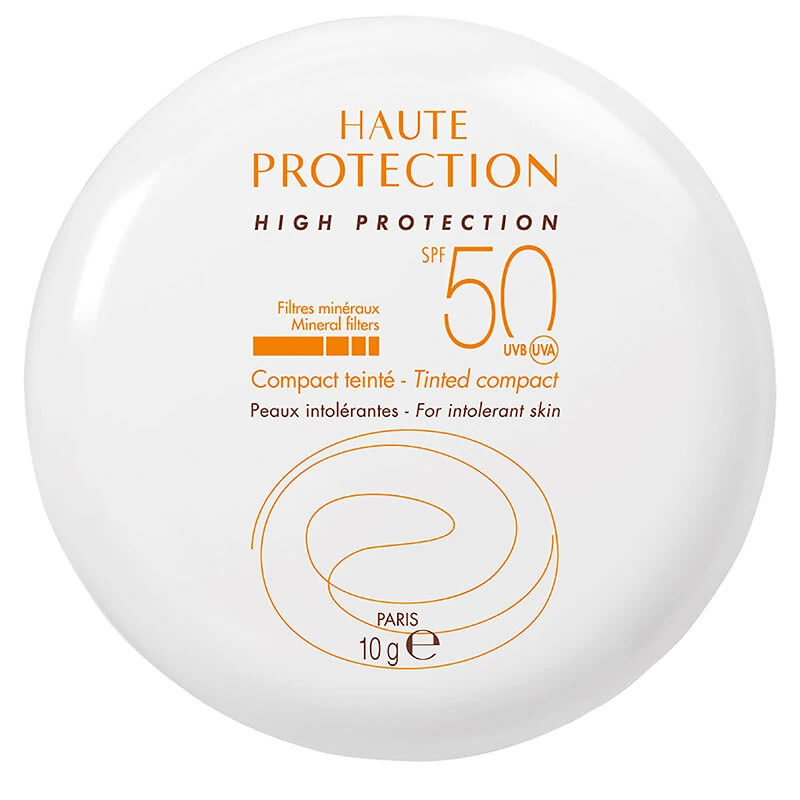 Avene SPF 50 Renkli Güneş Koruyucu Compact Krem Fondöten 10 gr - Sable