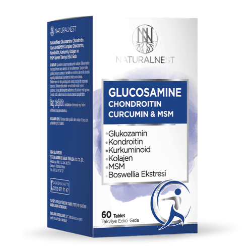 NATURALNEST GLUKOZAMİN KONDROITIN CURCUMIN & MSM 60 TABLET