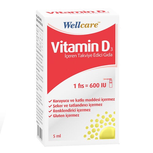 Wellcare Vit.D3 30ml (600IU)