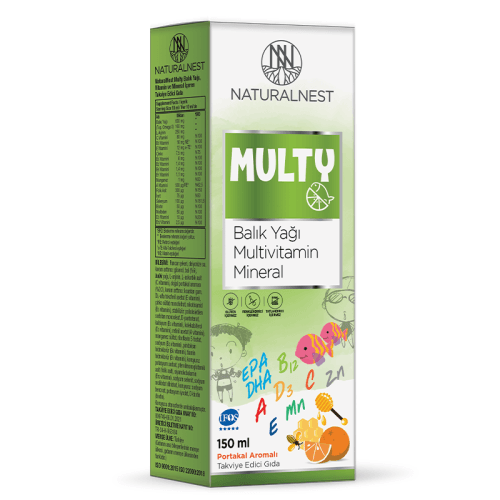 NATURALNEST MULTY BALIK YAĞI ŞURUP 150 ML