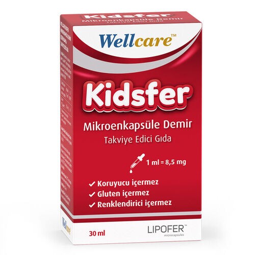 Wellcare Kidsfer Lipozomal Demir Damla